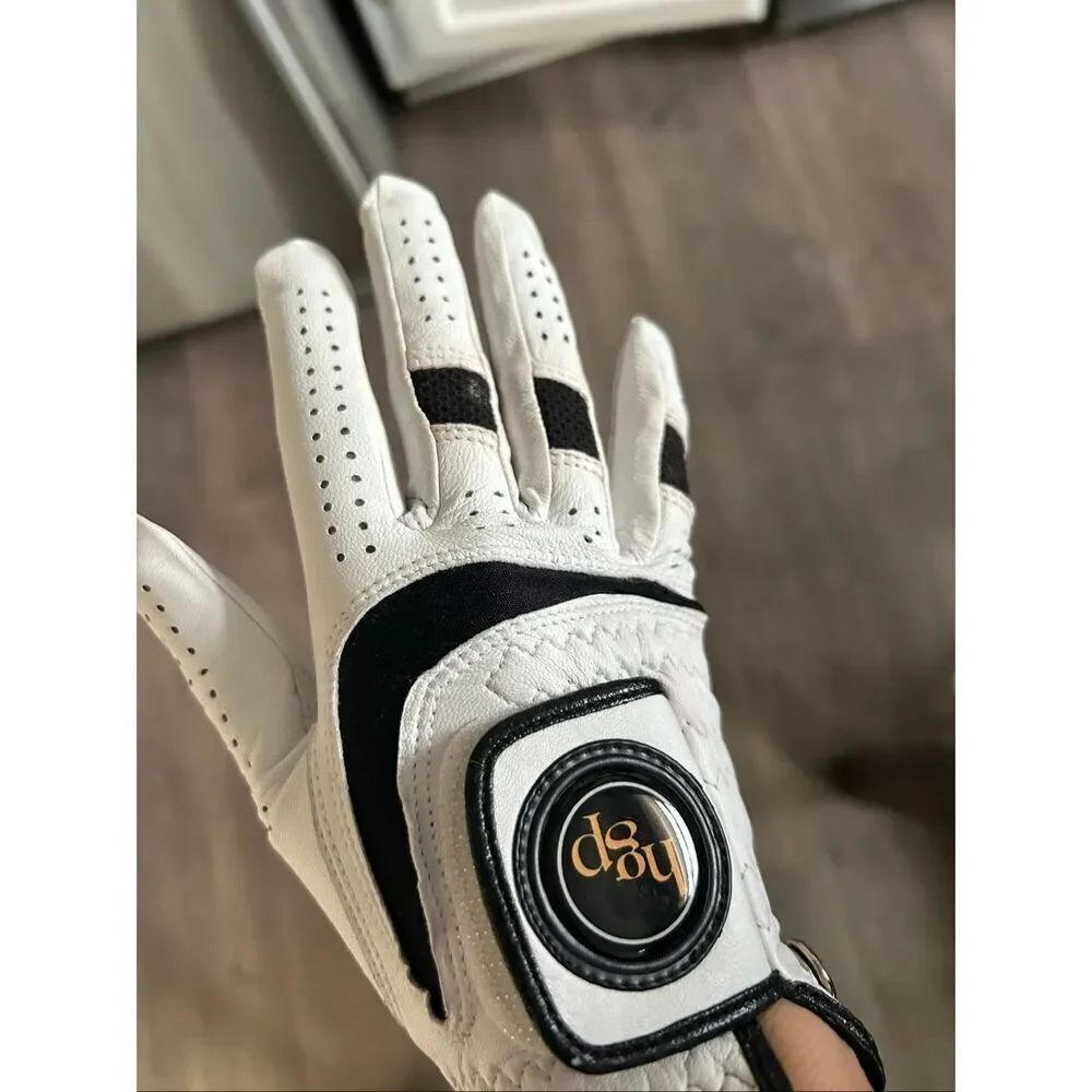 Golf leather glove right hand size XS to small white leather glove